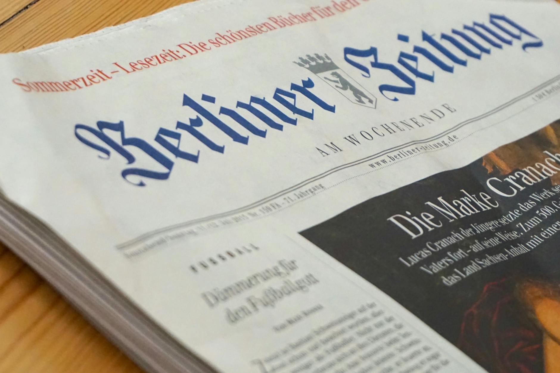 newspaper front page