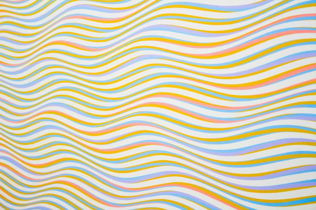 assorted color striped illustration