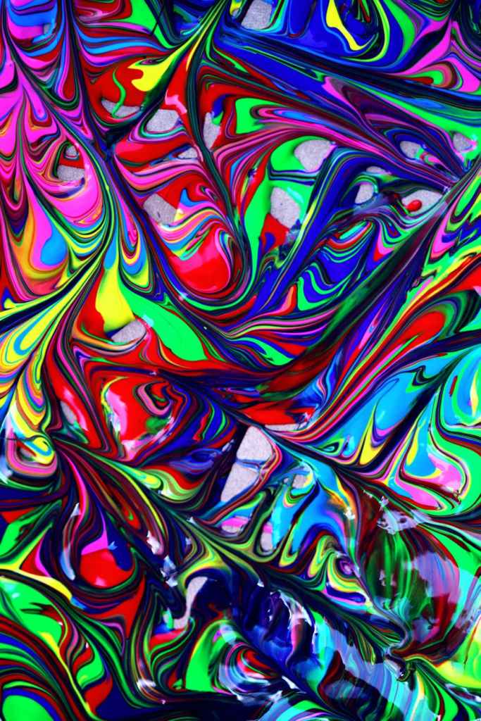 multicolored abstract artwork
