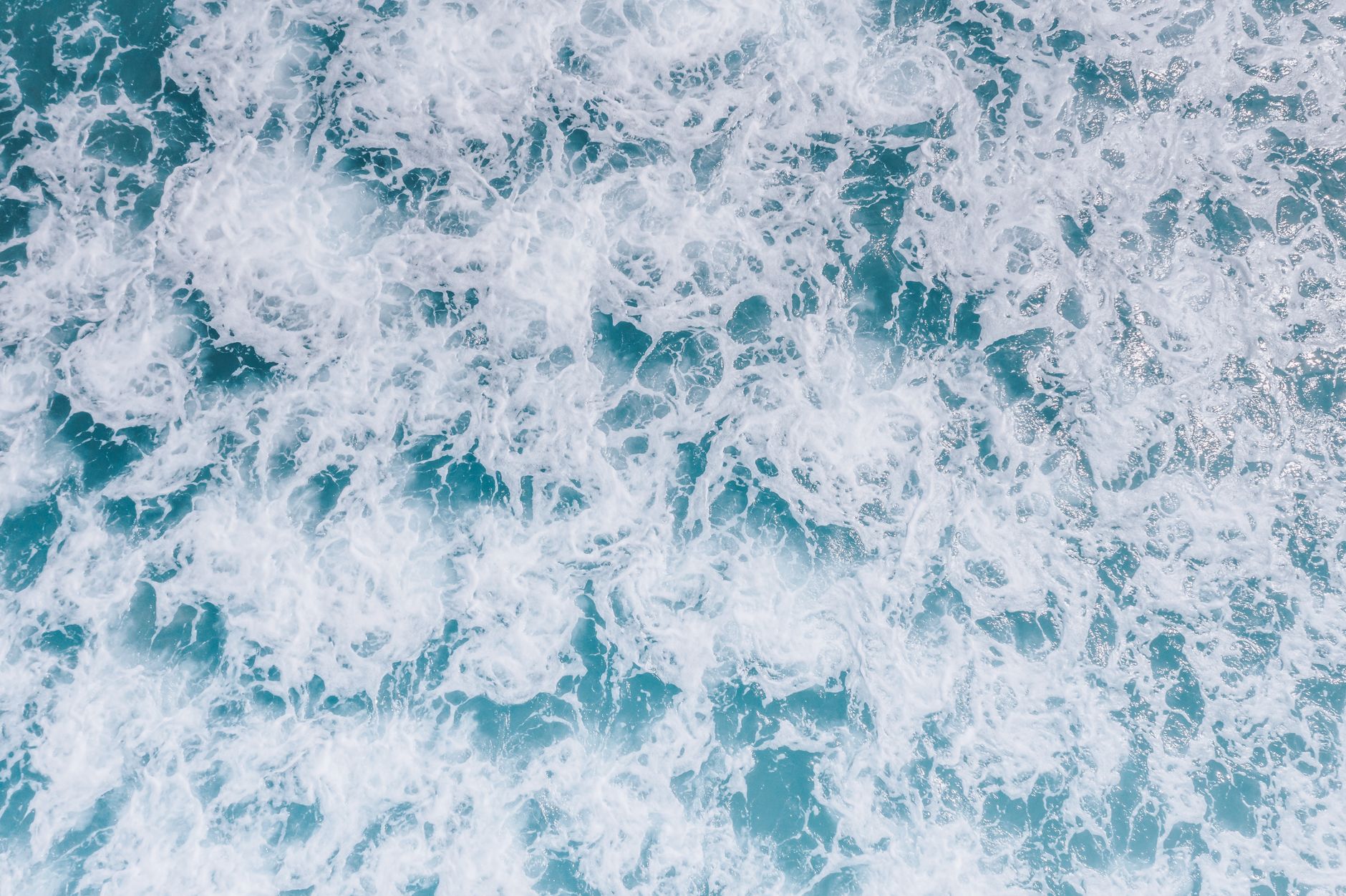 blue and white sea foam